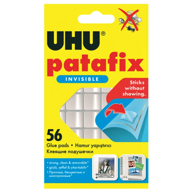 Patte de fixation UHU Patafix invisible