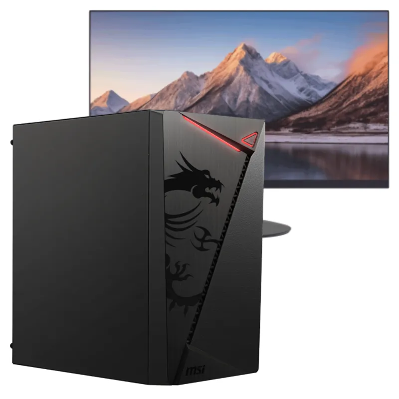 PC de Bureau PRO MSI / i7-10700 / 16 Go / 512 Go SSD / Windows 11 Pro / Avec Écran Dahua 24" Full HD LED / 100 Hz