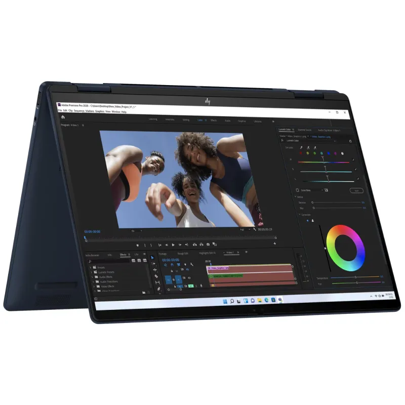 Pc Portable 2-en-1 HP ENVY X360 14-fc0004nk / Ultra 5 125U / 16 Go DDR5 / 1 To SSD / Windows 11 / Bleu