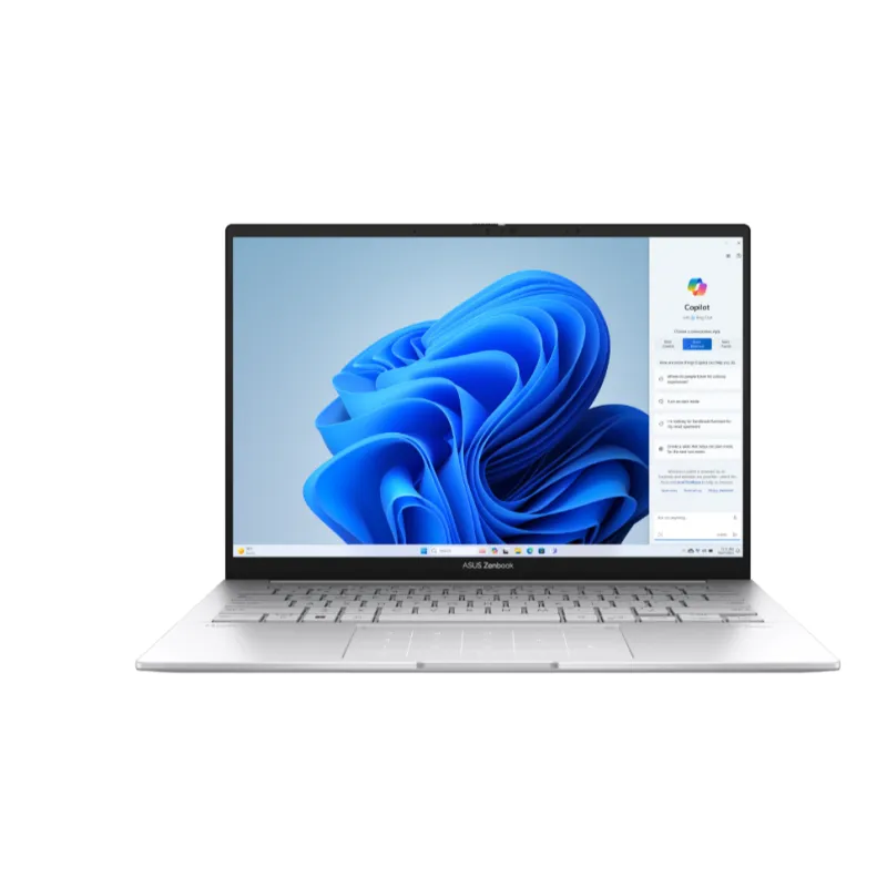 Pc Portable ASUS Zenbook 14 OLED UX3405MA / Ultra 7 155U / 16 Go / 1 To SSD / Windows 11 / Silver