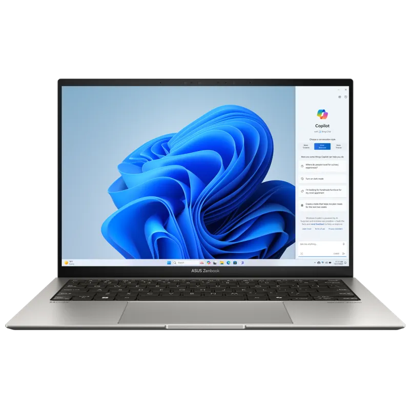 Pc Portable ASUS Zenbook S 13 OLED / Ultra 7 155U / 32 Go / 1 To SSD / Windows 11 / Gris