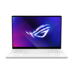 Pc Portable Gamer ASUS ROG Zephyrus G16 (2024) GU605MV / Ultra 9 185H / RTX 4060 8G / 32 Go DDR5 / 1 To SSD / Windows 11 / Blanc Avec Housse ROG Zephyrus G16 (2024) + Souris de jeu ROG Impact