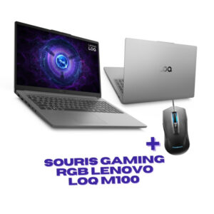 PC Portable Gamer Lenovo LOQ 15IAX9E / i5-12450HX / RTX 3050 6G / 32 Go DDR5 / 512 Go SSD / Windows 11 / Gris