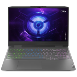 Pc Portable Gamer Lenovo LQ 15IAX9 / i5-12450HX / RTX 2050 4G / 32 Go DDR5 / 512 Go SSD / Gris Avec Souris RVB Lenovo LOQ M100