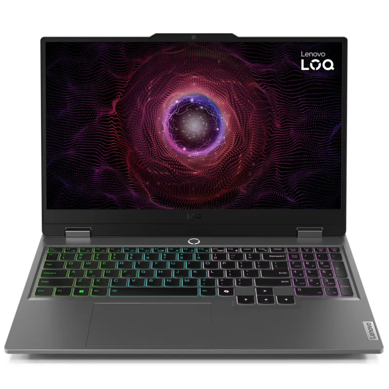 Pc Portable Gaming Lenovo LOQ 15ARP9 / Ryzen 7 7435HS / RTX 4050 6G / 12 Go DDR5 / 1 To SSD / Gris Avec Souris RVB Lenovo LOQ M100