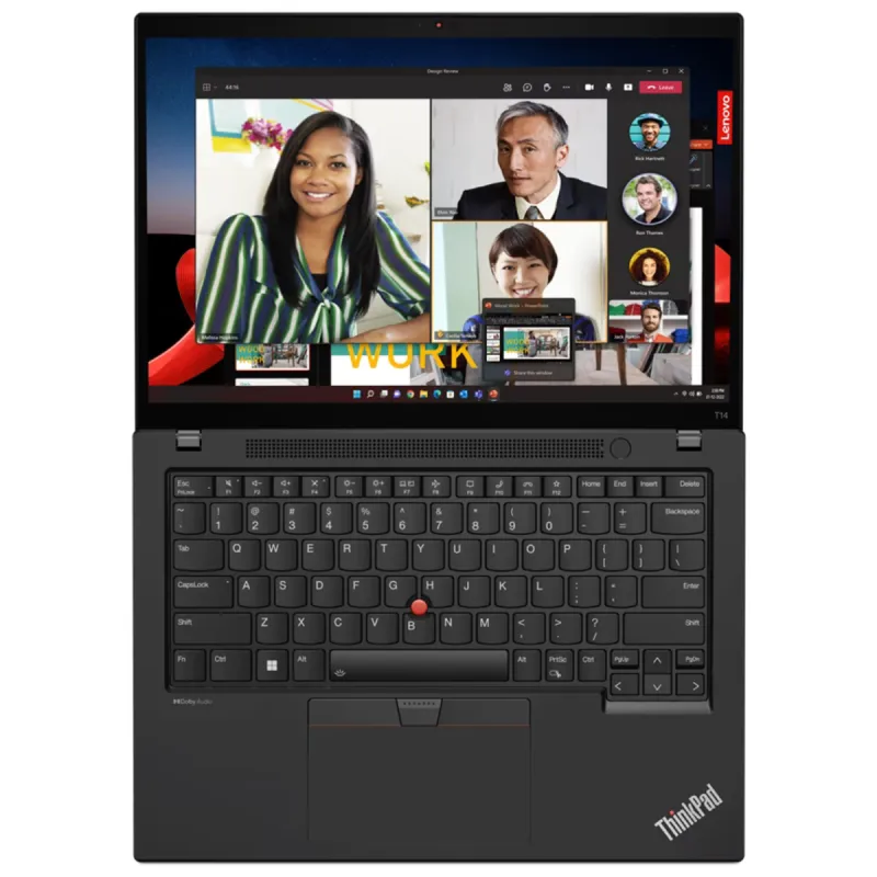 Pc Portable Lenovo ThinkPad T14 Gen 4 / i5-1335U / 16 Go / 1 To SSD / Windows 11 Pro / Noir