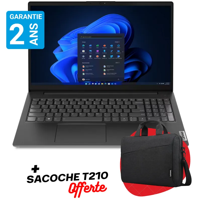 PC PORTABLE LENOVO V15 / I5-13420H / 24 Go / 512 Go SSD / Noir Avec Sacoche Lenovo Offerte