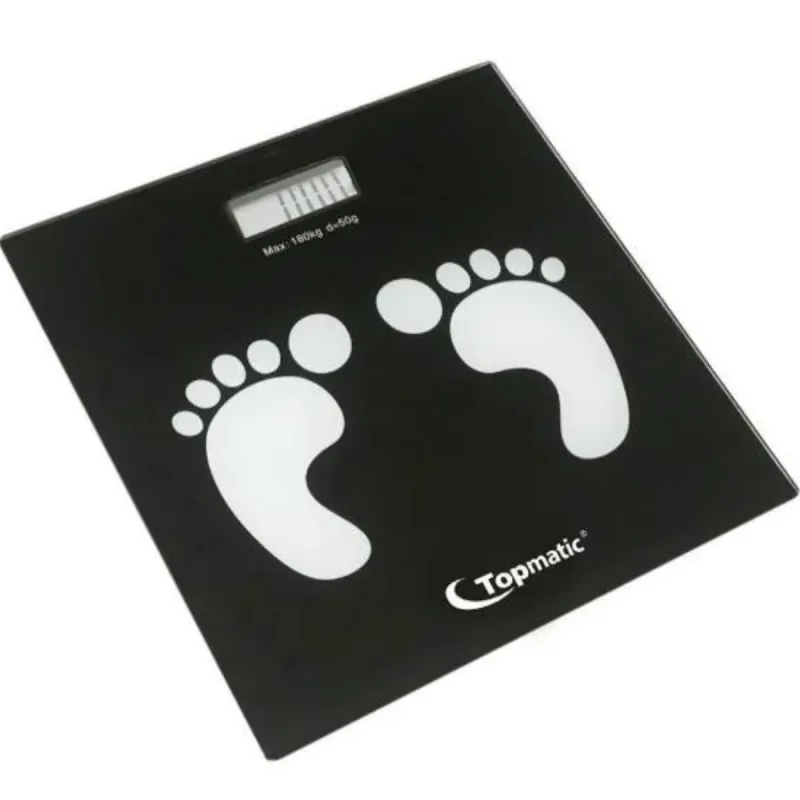 Pèse Personne Électronique Topmatic PS400-B / 180 KG / Noir