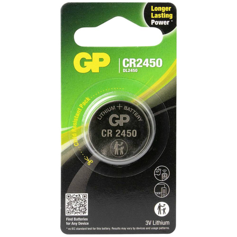 PILE GPU CR2450 BP1 LITHIUM