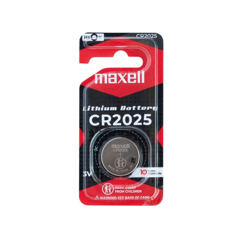 Pile MAXELL Micro Lithium Cell CR2025 3 Volts
