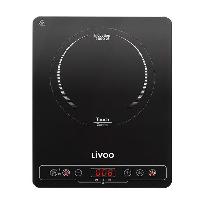 Plaque à Induction Simple LIVOO DOC235 2000W - Noir