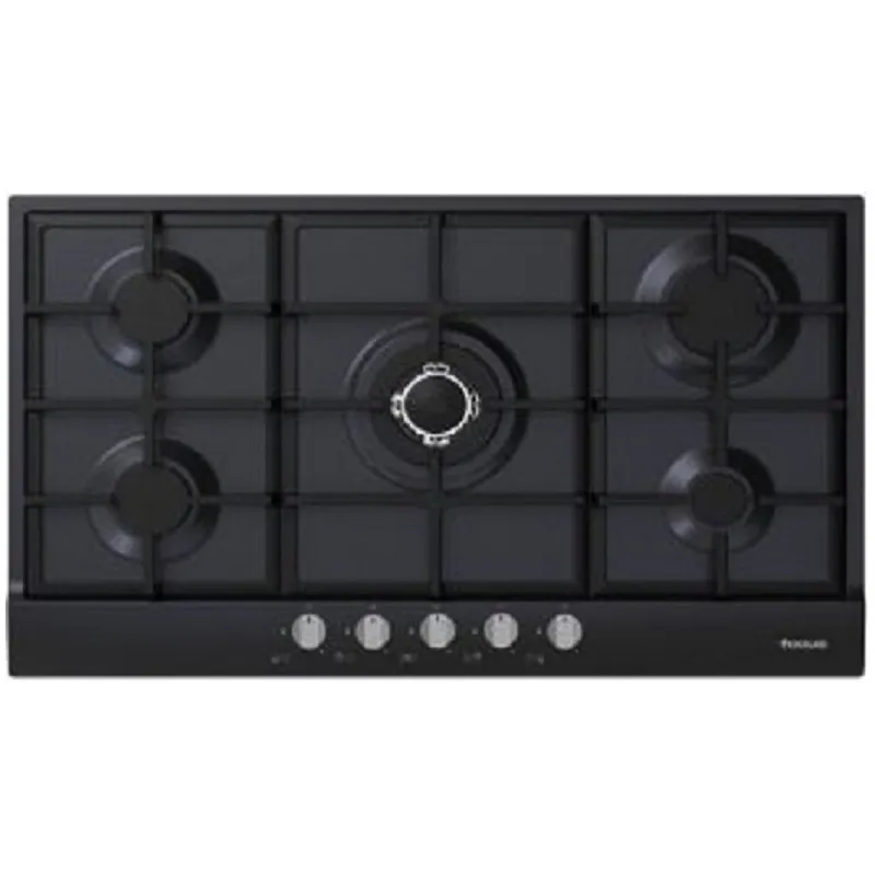 Plaque De Cuisson à Gaz Focus / 5 Feux / Noir / 86Cm