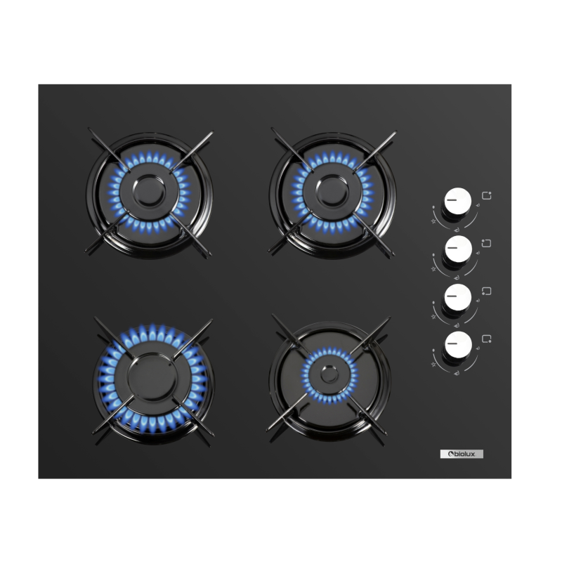 PLAQUE DE CUISSON ENCASTRABLE BIOLUX M6052VN 4 FEUX / 60CM / NOIR