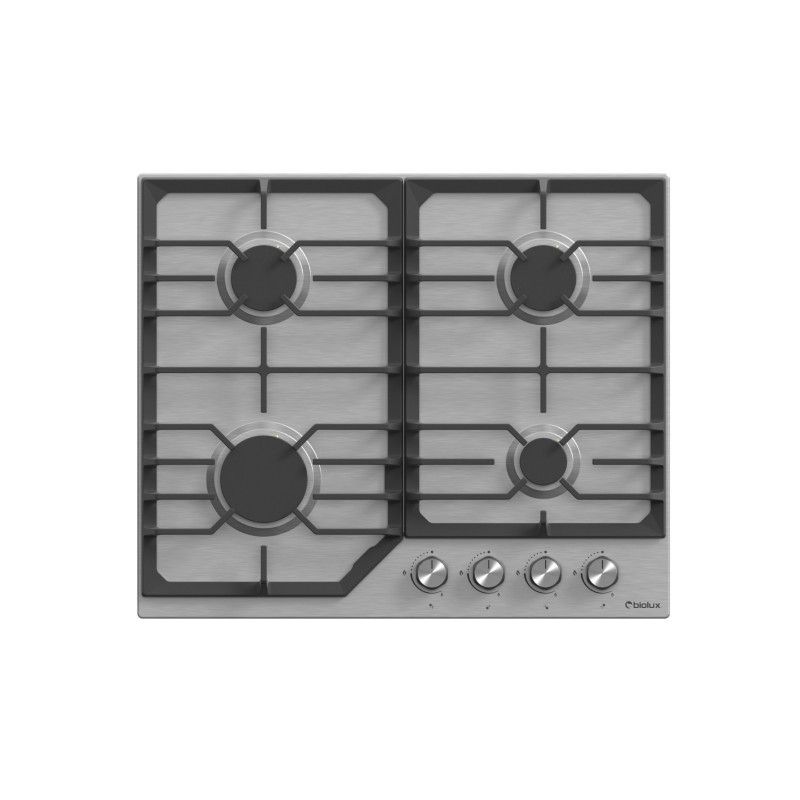 PLAQUE DE CUISSON ENCASTRABLE BIOLUX M6555XTC 4 FEUX / 60CM / INOX