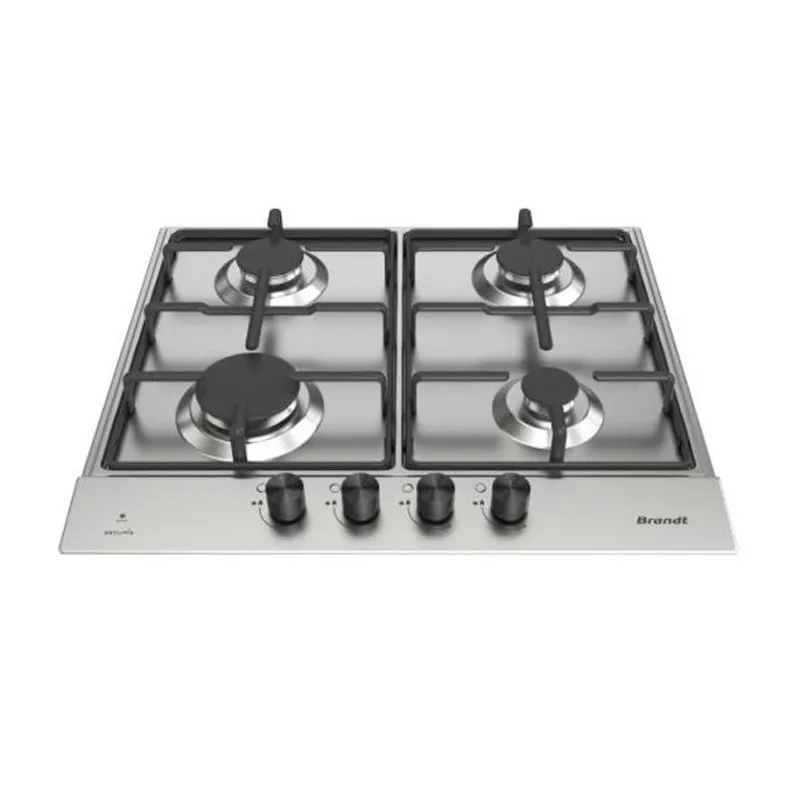 PLAQUE DE CUISSON ENCASTRABLE BRANDT BPE6341XA / 4 FEUX / 60 CM / INOX