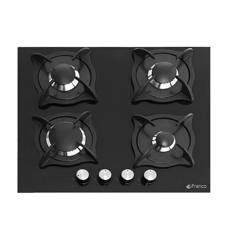 Plaque De Cuisson Encastrable FRANCO 4Feux / Noir / FR-364-BF