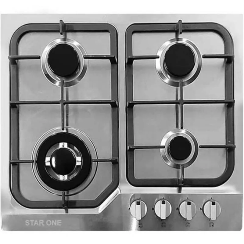Plaque de cuisson encastrable StarOne - 4 Feux - Inox