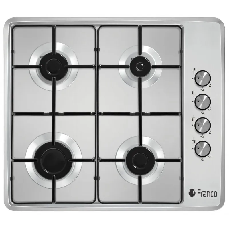 Plaque de cuisson Franco 4 feux 60 cm / Inox