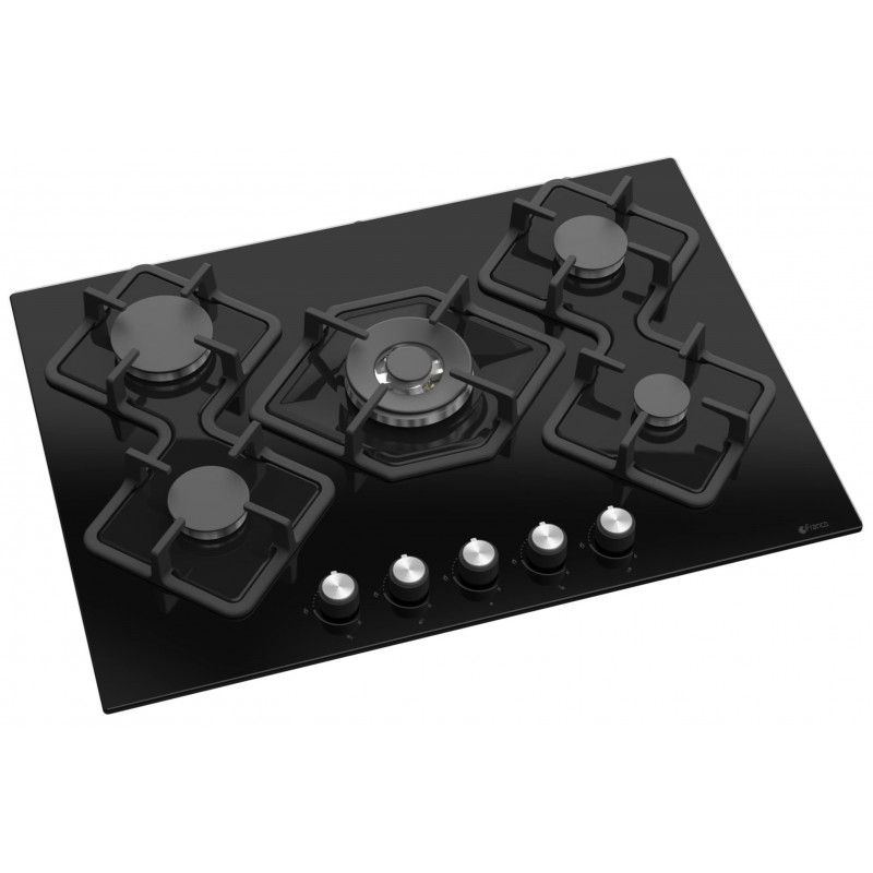 Plaque de cuisson Franco 5 feux 60 cm / Noir