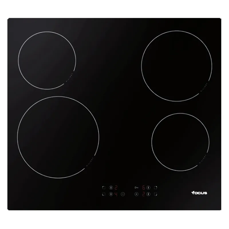 Plaque de Cuisson Vitro céramique Focus F 816X / 60 cm / Noir