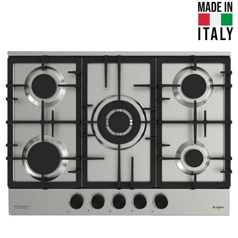 PLAQUE ENCASTRABLE 5F ARTHUR MARTIN INOX/FONTE