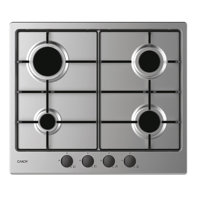 PLAQUE ENCASTRABLE CANDY 4 FEUX / INOX / CM6PBRX-4U2