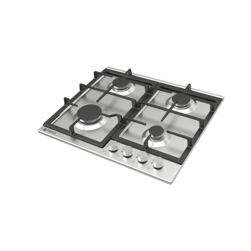 PLAQUE ENCASTRABLE FRANCO 343IF  4 FEUX / 60cm  /INOX