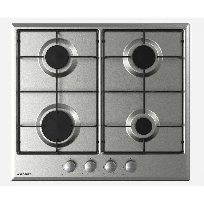 PLAQUE VIOL JOKER 4 FEUX EMAILLE  FFD  / 60cm / INOX