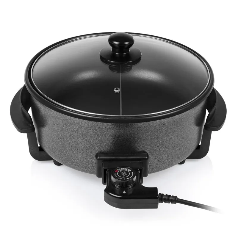 POÊLE ÉLECTRIQUE XL TRISTAR PZ-9135 / 2 compartiments / COUVERCLE 30 CM / 1500W / NOIR