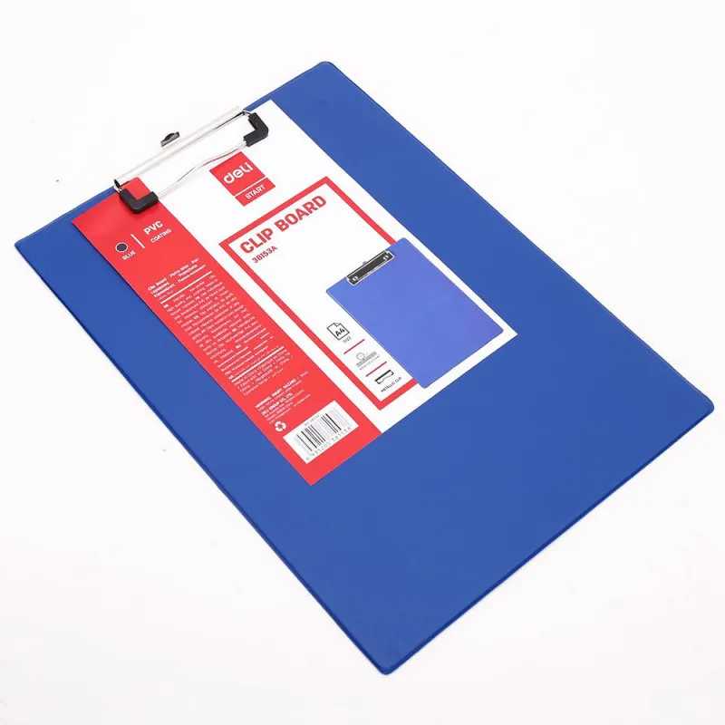 Porte Bloc Simple A4 Deli / Bleu
