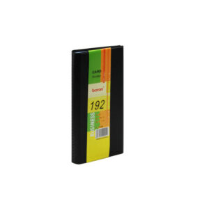 PORTE CARTE VISITE 192 PCS NOIR