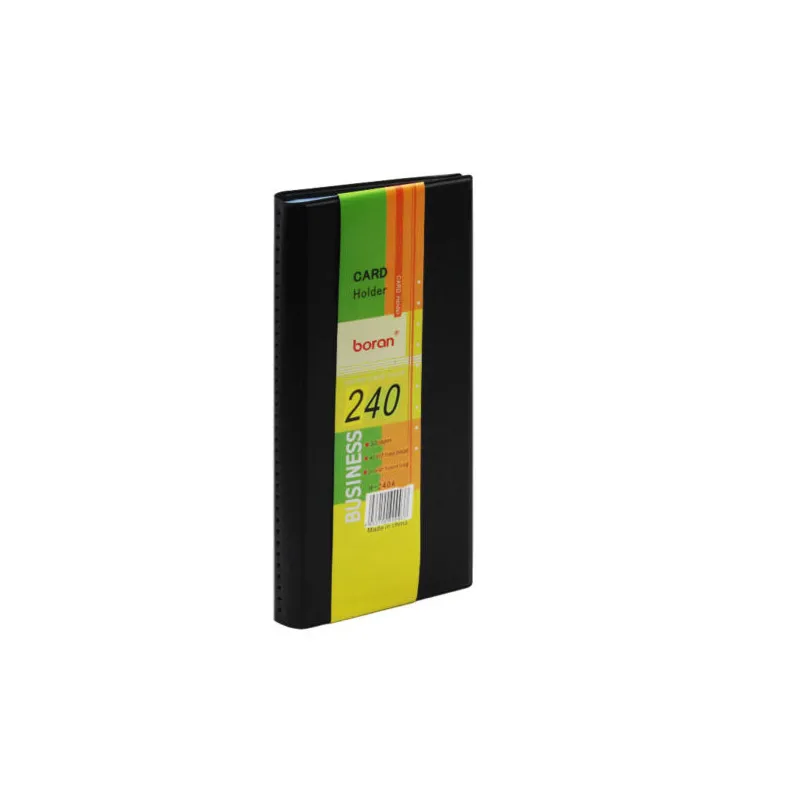 PORTE CARTE VISITE 240 PCS NOIR