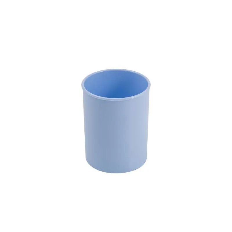 Pot à crayons rond Faibo opaque / bleu pastel
