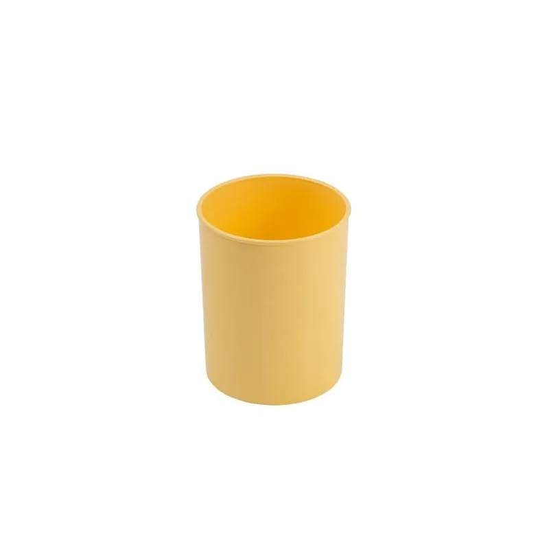 Pot à crayons rond Faibo opaque / Jaune