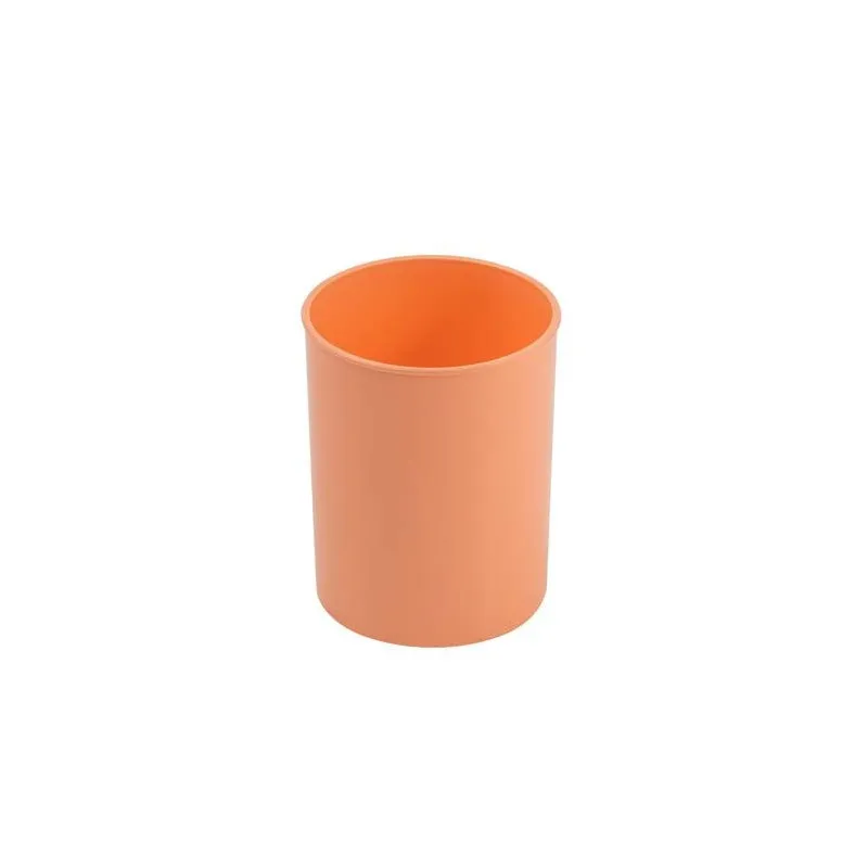 Pot à crayons rond Faibo opaque / orange
