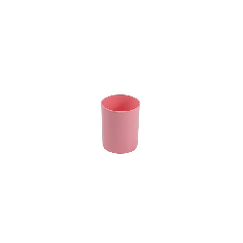 Pot à crayons rond Faibo opaque / rose