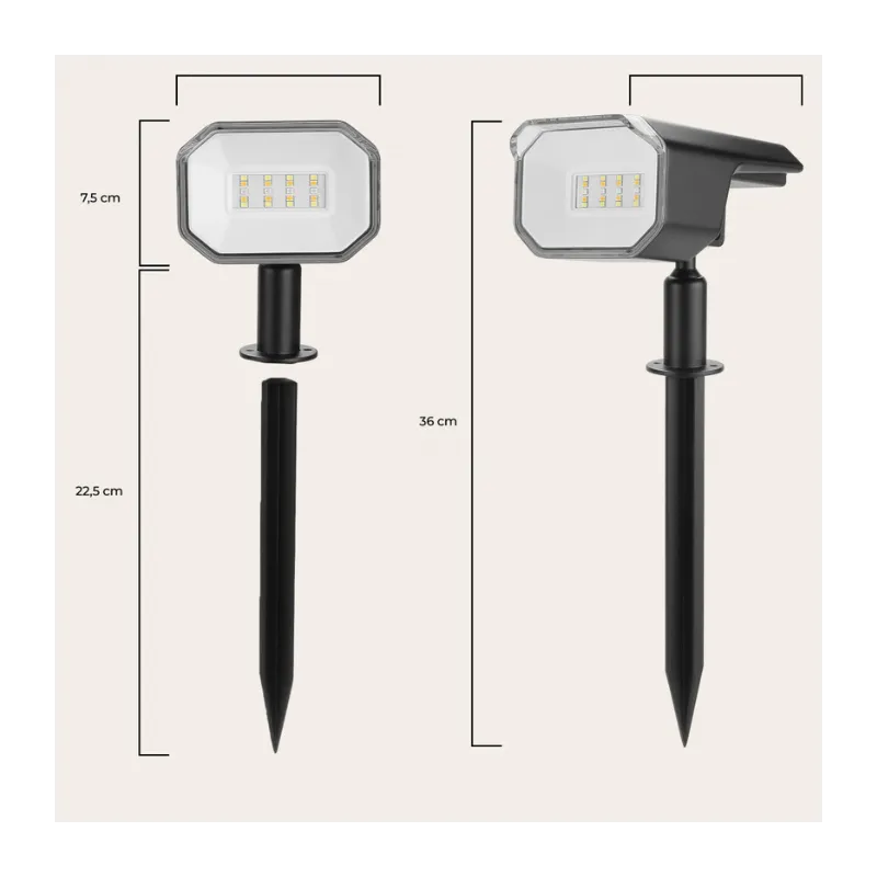 Projecteur Solaire Extérieur Ksix SmartLED,/ WiFi