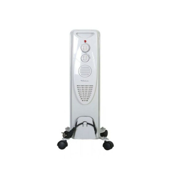 Radiateur Bain d'Huile BIOLUX RB-1502 / 7 Éléments / 1500W / Blanc