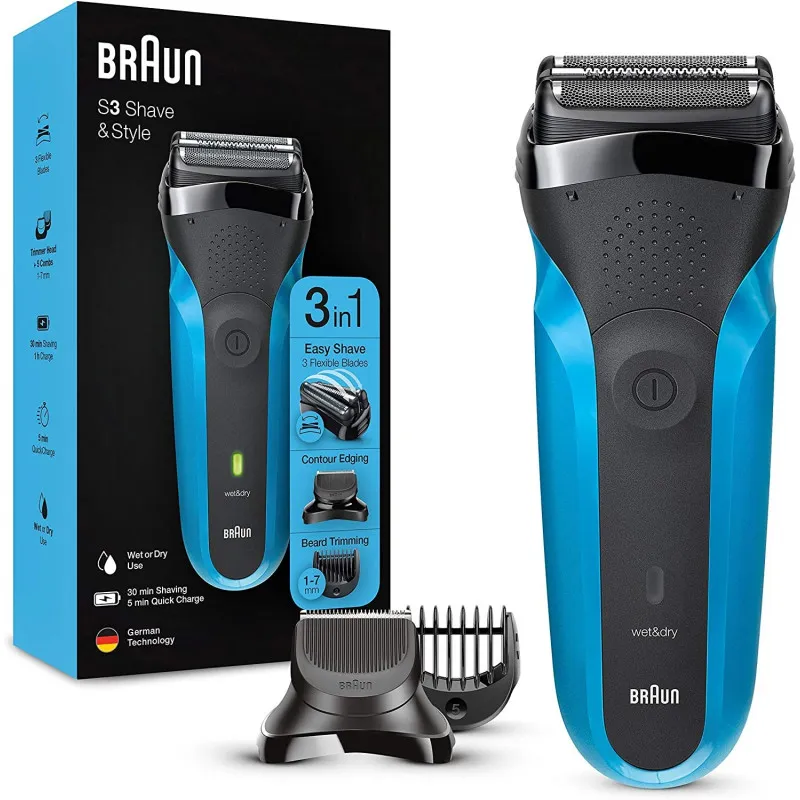 Rasoir électrique rechargeable Braun Series 3 Shave&Style 310BT