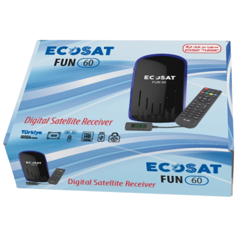Récepteur ECOSAT FUN 60 Full HD
