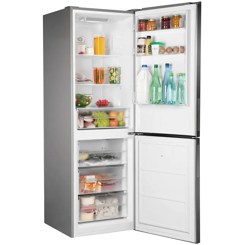 Réfrigérateur Combiné Brandt No Frost / 380L / Inox