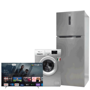 REFRIGERATEUR SABA SILVER +Machine à laver SABA 7KG + TV TCL 50P735 4K