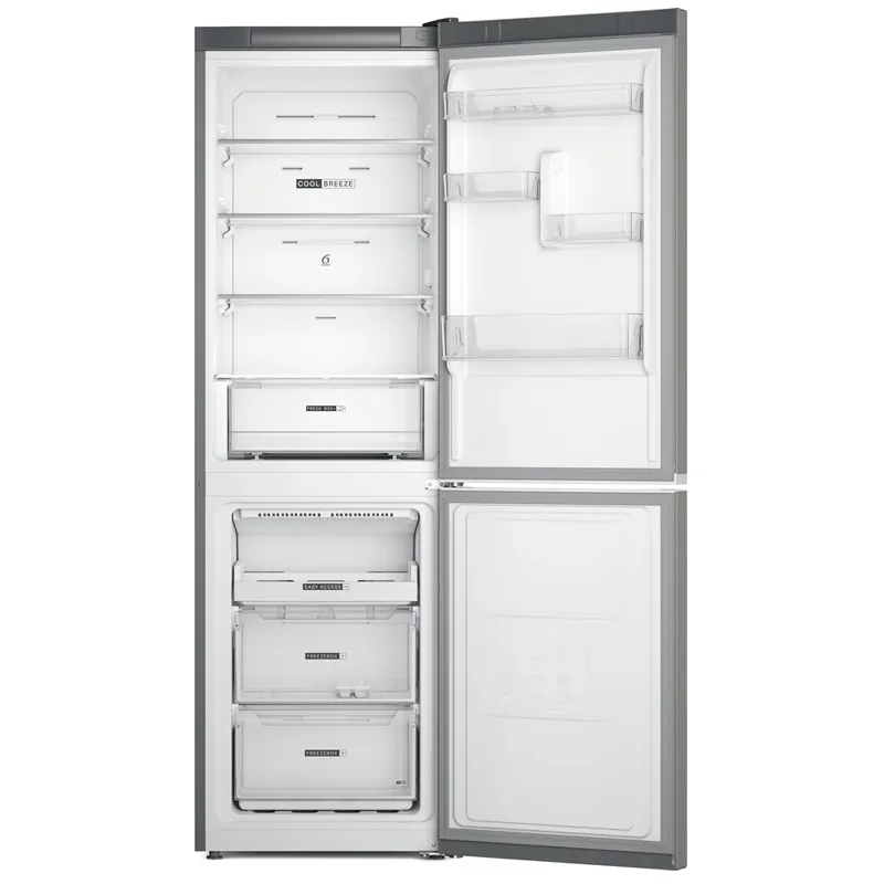 Réfrigérateur WHIRLPOOL combiné 6é sens / 360L / Inox