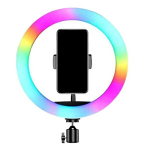 Selfie Ring Light 36CM -RGB + tripode 2M + COMMANDE BT