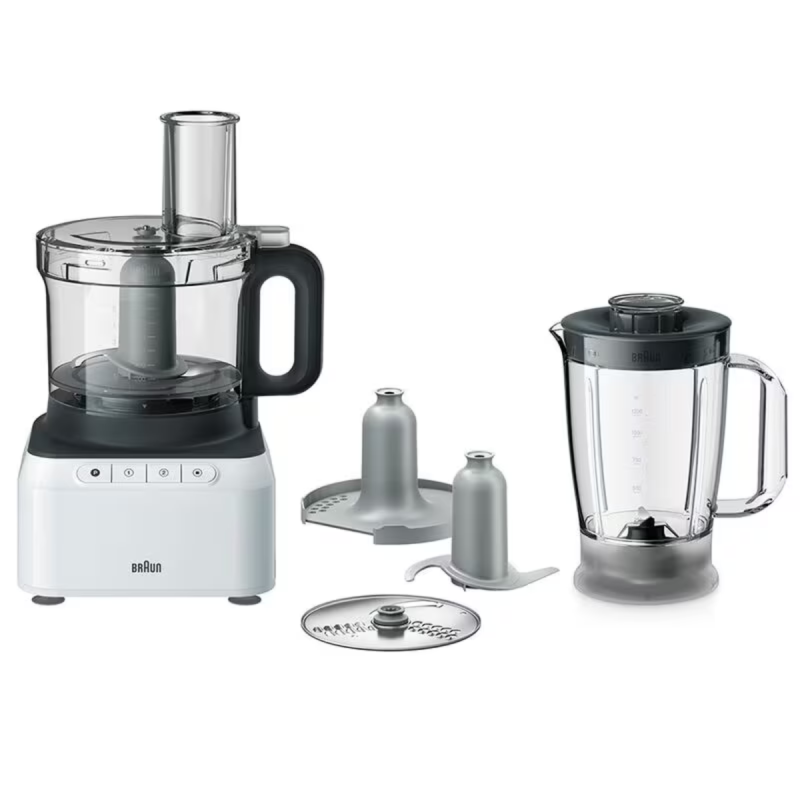 ROBOT MULTIFONCTIONS BRAUN FP3131WH 800W / BLANC