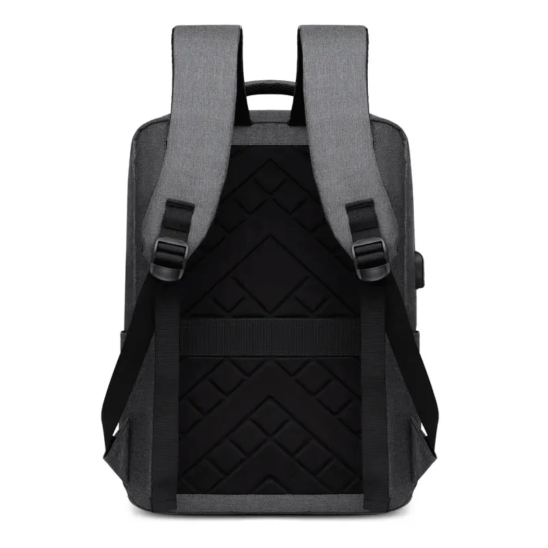 SAC A DOS  16" + PORT USB GRIS - CO1435-GR