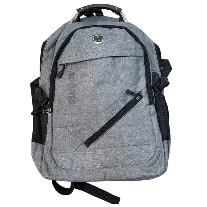 Sac à dos 16.1" / Gris Avec port USB