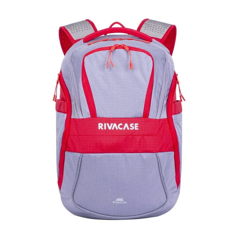 Sac à dos Rivacase 5225 20L / 15.6" / Gris & Rouge
