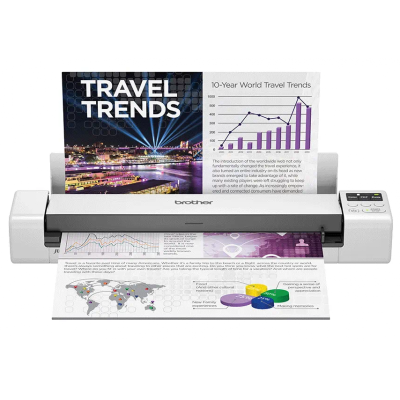 Scanner mobile à défilement  Brother DS-940DW / Wifi