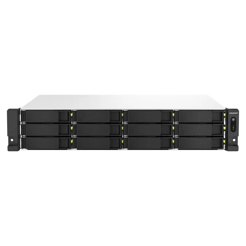 Serveur NAS 12 baies QNAP TS-1264U-RP-8G / Sans Disque Dur / Intel Celeron N5095